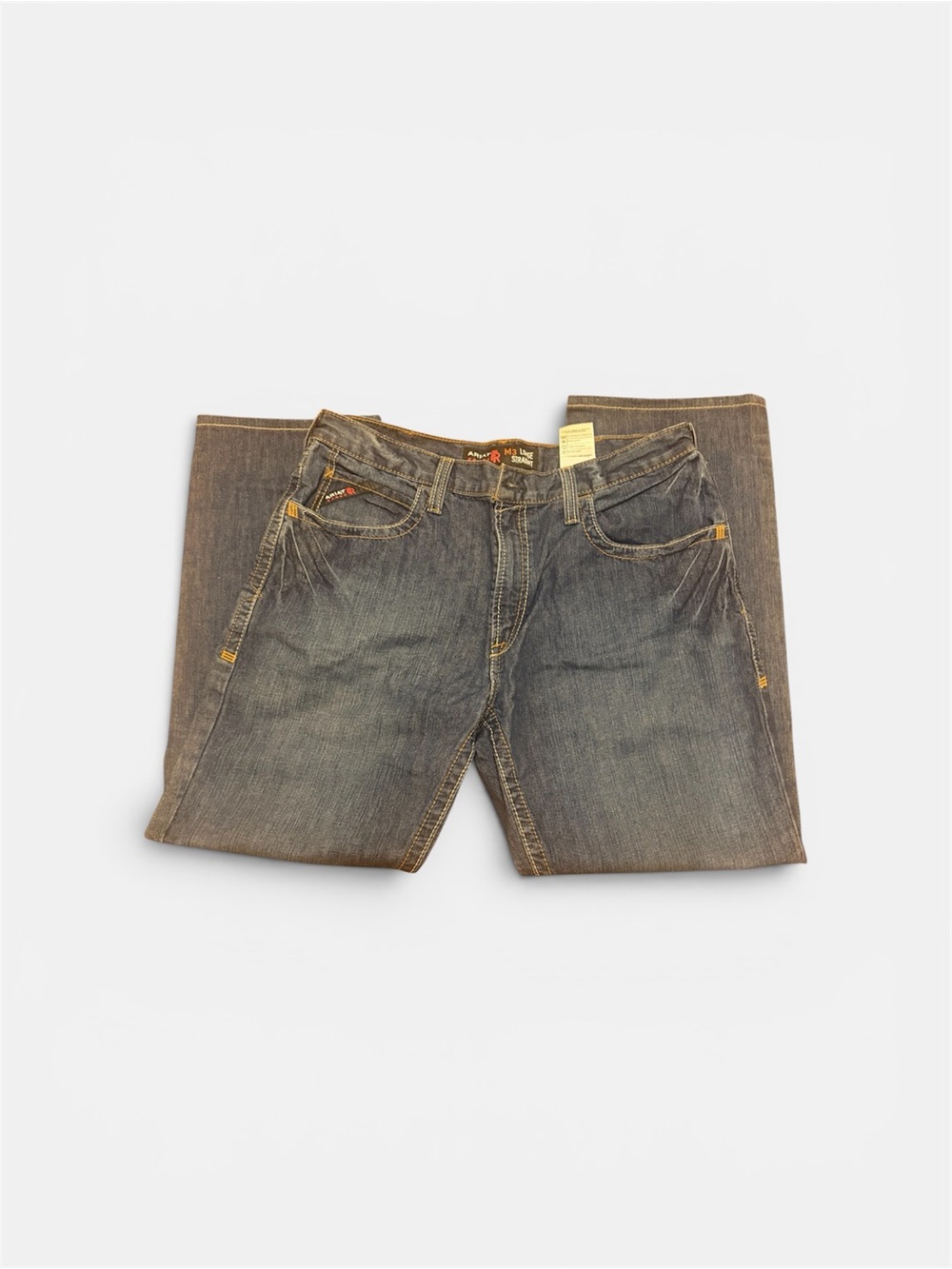 Ariat Men's Straight Jeans in Faded Blue 36/32
